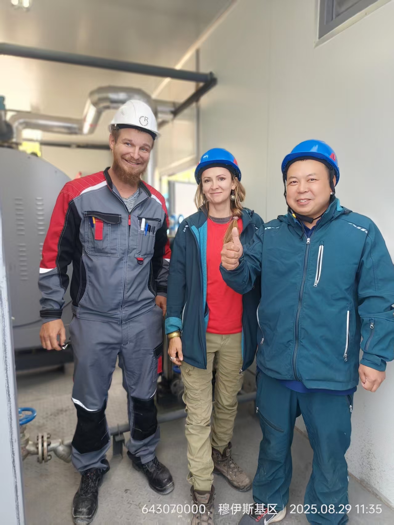 Fushide boilers are operating stably in the Russian project.